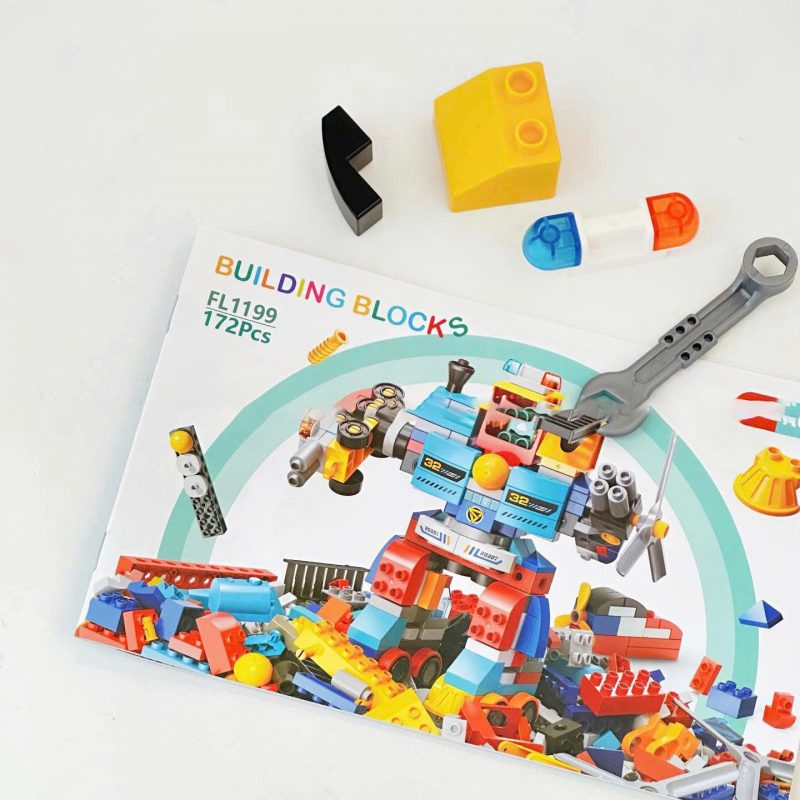 Lego Feelo 172 chi tiết cỡ lớn biến hình robot hoặc dàn xe 20 lego feelo 172 chi tiet co lon bien hinh robot hoac dan xe 1 1