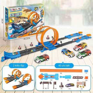 Đường đua ô tô siêu tốc 40pcs (kèm 4 xe)