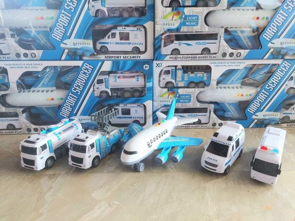 Set 5 Xe dịch vụ sân bay chạy đà cỡ lớn